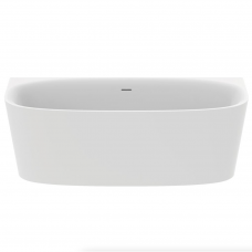 Ideal Standard Dea Duo prie sienos statoma akrilinė vonia 180x80 cm su Click-Clack nuotekų vožtuvu