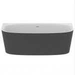 Ideal Standard Dea Duo prie sienos statoma akrilinė vonia 180x80 cm su Click-Clack nuotekų vožtuvu