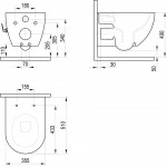 Pakabinamas klozetas Ravak  UNI chrome su bidė funkcija ir lėtaeigiu dangčiu