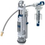 Universalus vandens pribėgimo nuleidimo mechanizmas Geberit Typ 290-360