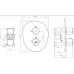 Potinkinis termostatinis vonios/dušo maišytuvas Villeroy & Boch Antao, vienos krypties (pasirenkama spalva) Potinkinis termostatinis vonios/dušo maišytuvas Villeroy & Boch Antao, vienos krypties (pasirenkama spalva)