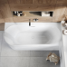 Villeroy & Boch Loop & Friends prie sienos montuojama akrilinė vonia 170x75 cm, dešinė, Alpių balta Villeroy & Boch Loop & Friends prie sienos montuojama akrilinė vonia 170x75 cm, dešinė, Alpių balta