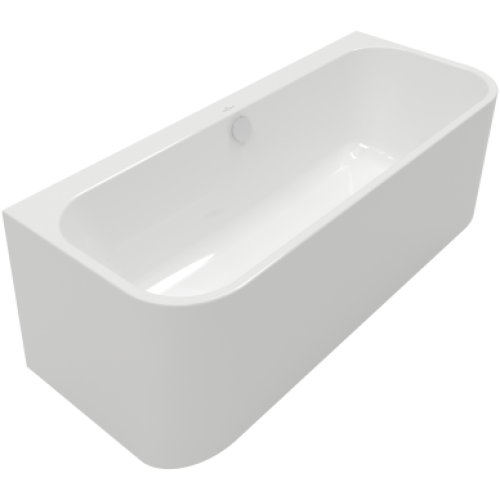 Villeroy & Boch Architectura prie sienos glaudžiama akrilinė vonia 170x75 cm, Alpių balta