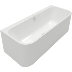 Villeroy & Boch Architectura prie sienos glaudžiama akrilinė vonia 180x80 cm, Alpių balta Villeroy & Boch Architectura prie sienos glaudžiama akrilinė vonia 180x80 cm, Alpių balta