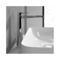 Aukštas praustuvo maišytuvas Villeroy & Boch Conum su Push-Open dugno vožtuvu, pasirenkama spalva Aukštas praustuvo maišytuvas Villeroy & Boch Conum su Push-Open dugno vožtuvu, pasirenkama spalva