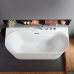 Villeroy & Boch Loop & Friends prie sienos montuojama akrilinė vonia 170x75 cm, kairė, matinė balta Villeroy & Boch Loop & Friends prie sienos montuojama akrilinė vonia 170x75 cm, kairė, matinė balta