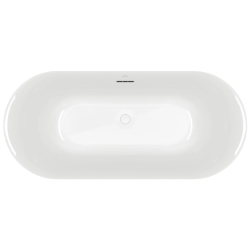 Villeroy & Boch Loop & Friends laisvai pastatoma akrilinė vonia 180x80 cm, ovali, balta Villeroy & Boch Loop & Friends laisvai pastatoma akrilinė vonia 180x80 cm, ovali, balta