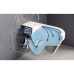 WC komplektas Villeroy & Boch Viconnect rėmas, baltas mygtukas E200 ir Avento DirectFlush WC komplektas Villeroy & Boch Viconnect rėmas, baltas mygtukas E200 ir Avento DirectFlush