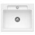 Keraminė virtuvės plautuvė Villeroy & Boch Siluet 60 S, 600x510 mm, su CeramicPlus danga (pasirenkama spalva ir ventilis)