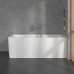 Villeroy & Boch Subway 3.0 prie sienos glaudžiama akrilinė vonia 180x80 cm, dešinė, balta Villeroy & Boch Subway 3.0 prie sienos glaudžiama akrilinė vonia 180x80 cm, dešinė, balta