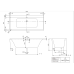 Villeroy & Boch Subway 3.0 prie sienos glaudžiama akrilinė vonia 180x80 cm, dešinė, balta Villeroy & Boch Subway 3.0 prie sienos glaudžiama akrilinė vonia 180x80 cm, dešinė, balta