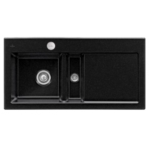 Keraminė virtuvės plautuvė Villeroy & Boch Subway 60, 1000x510 mm, su CeramicPlus danga (pasirenkama pusė, spalva ir ventilis) Keraminė virtuvės plautuvė Villeroy & Boch Subway 60, 1000x510 mm, su CeramicPlus danga (pasirenkama pusė, spalva ir ventilis)