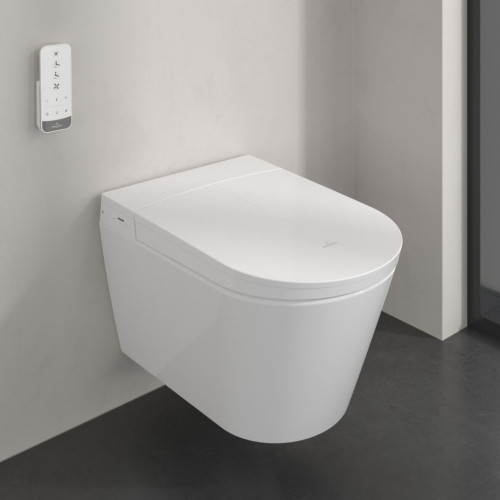 Pakabinamas išmanus klozetas Villeroy & Boch ViClean Tivo su DirectFlush Pakabinamas išmanus klozetas Villeroy & Boch ViClean Tivo su DirectFlush