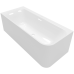 Villeroy & Boch Loop & Friends prie sienos montuojama akrilinė vonia 180x80 cm, kairė, Alpių balta Villeroy & Boch Loop & Friends prie sienos montuojama akrilinė vonia 180x80 cm, kairė, Alpių balta