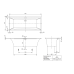 Vonia Villeroy&Boch Squaro Edge 170x75 cm, balta, UBQ170SQE2DV01 Vonia Villeroy&Boch Squaro Edge 170x75 cm, balta, UBQ170SQE2DV01