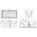 Villeroy & Boch Bellevue Duo laisvai pastatoma vonia 200x100 cm