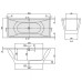 Villeroy & Boch La Belle Duo vonia 180x80 cm Villeroy & Boch La Belle Duo vonia 180x80 cm