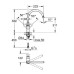 GROHE BauLoop virtuvės maišytuvas, chromas 31367001