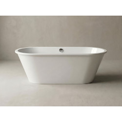 Vonia ACCENT 1670x710mm be perpildymo dangčio, balta matinė