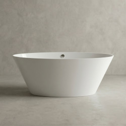 Vonia BEIRA 1 1935x810mm be perpildymo angos, balta matinė