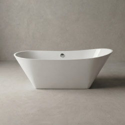 Vonia CALIPSO 1720x770mm be perpildymo dangčio, balta matinė