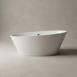 Vonia CARMENTA 1840x760mm be perpildymo angos, balta matinė