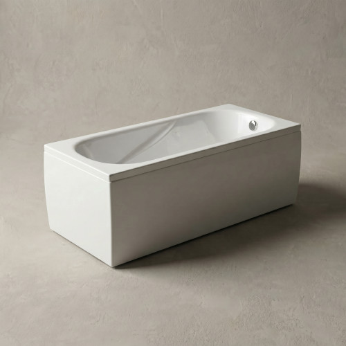 Akmens masės vonia Vispool Classica 1500x750 mm, balta