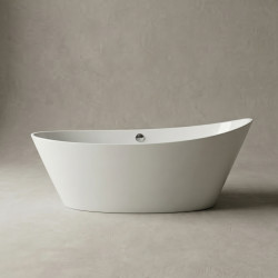 Vonia CLEONE 1825x735mm be perpildymo angos, balta matinė