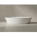 Akmens masės praustuvas Vispool D1  82x41 cm, balta spalva