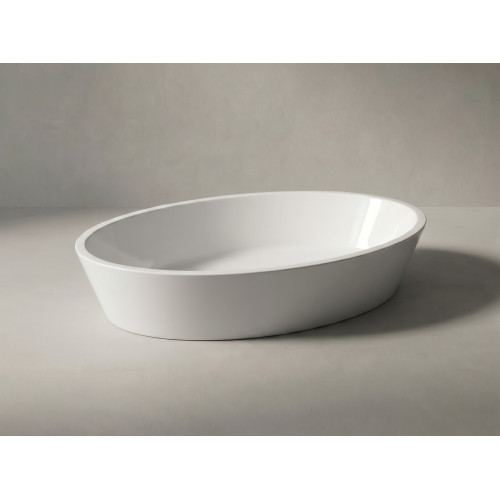 Akmens masės praustuvas Vispool D2, 785x395x140mm, baltas