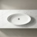 Akmens masės praustuvas Vispool D2, 785x395x140mm, baltas