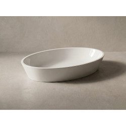 Akmens masės praustuvas Vispool D3 760x370x100mm,baltas Akmens masės praustuvas Vispool D3 760x370x100mm,baltas