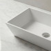 Akmens masės praustuvas Vispool Q1, 700x350x100mm, baltas Akmens masės praustuvas Vispool Q1, 700x350x100mm, baltas