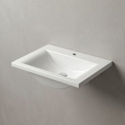 Akmens mases praustuvas Q-700, 69,5 x 49,5 cm, baltas Akmens mases praustuvas Q-700, 69,5 x 49,5 cm, baltas