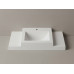 Akmens mases praustuvas Q-900, 89,5 x 54 cm, baltas