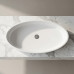 Akmens masės praustuvas Vispool U 2 760x400x125 mm, balta spalva Akmens masės praustuvas Vispool U 2 760x400x125 mm, balta spalva