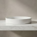 Akmens masės praustuvas Vispool U 2 760x400x125 mm, balta spalva Akmens masės praustuvas Vispool U 2 760x400x125 mm, balta spalva