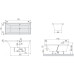 Villeroy & Boch Squaro vonia 170x75 cm Villeroy & Boch Squaro vonia 170x75 cm