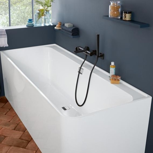 Villeroy & Boch Collaro kampinė akrilinė vonia 180x80 cm, su panele ir sifonu Villeroy & Boch Collaro kampinė akrilinė vonia 180x80 cm, su panele ir sifonu