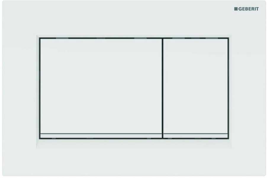 Geberit 115.883.11.1 - Nuleidimo mygtukas Sigma30, 24,6 x 16,4 cm, baltas