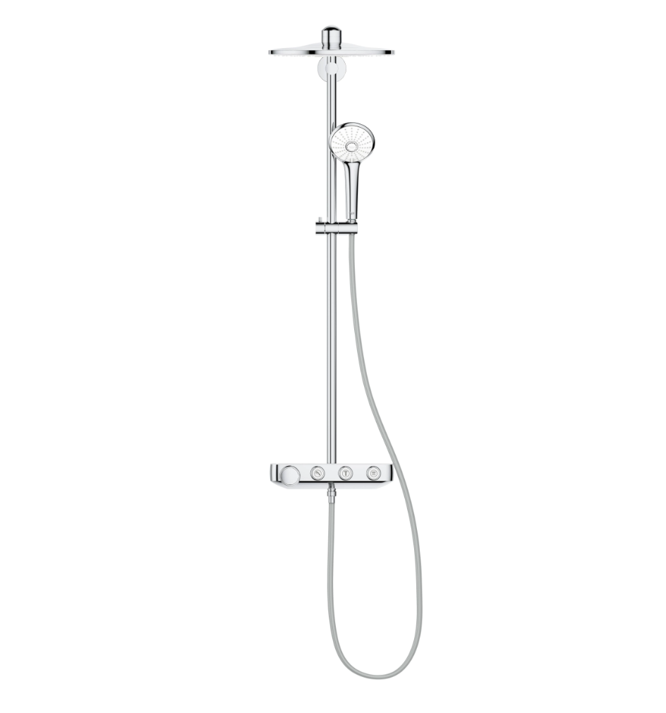 SmartControl Euphoria Duo 310 termostatinė dušo sistema, chromas/balta