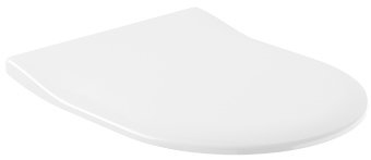 Klozeto dangtis VILLEROY & BOCH SUBWAY SLIM, plonas, lėtai nusileidžiantis, 9M65S101
