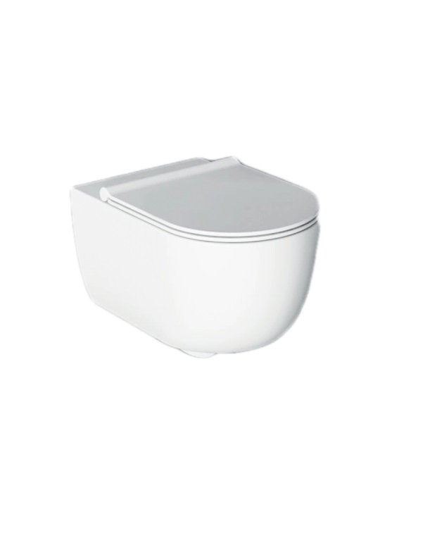 Pakabinamas klozetas Alice Ceramica Unica su Aliflush+ nuplovimo sistema ir su Slim Soft close dangčiu