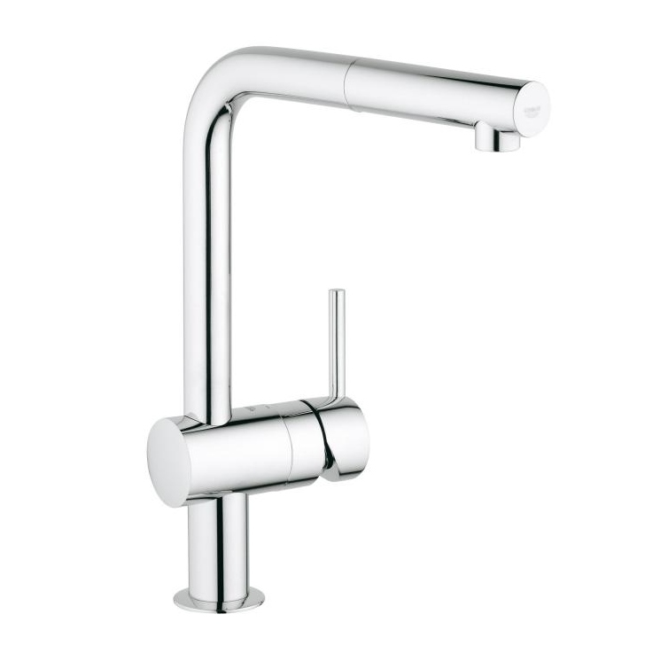 Grohe Minta virtuvinis maišytuvas su ištraukiama žarna, chromas 32168000