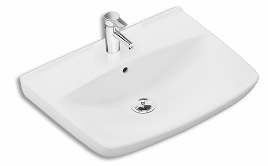 Ifö Inspira pakabinamas praustuvas , 15062 600x445 mm su papildoma danga