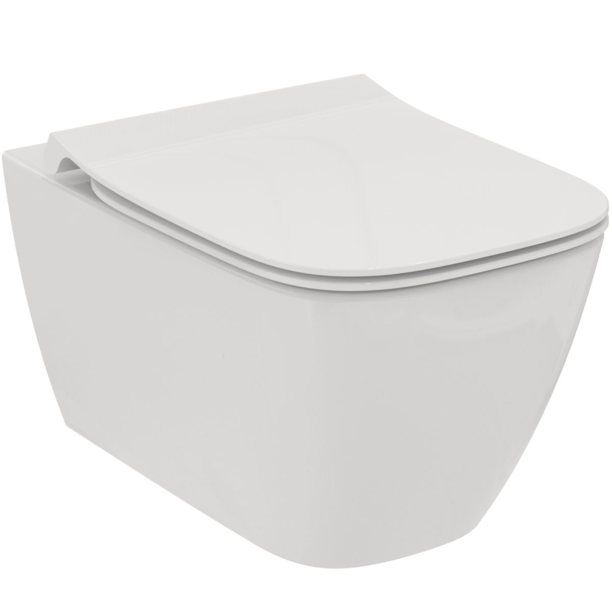 Pakabinamas Ideal standard ILIFE RIMLESS su plonu soft close dangčiu