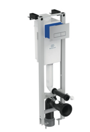 Ideal Standard PROSYS ECO potinkinis WC rėmas su tvirtinimo elementais ir Oleas M2 mechaniniu klavišu R0121AA chromo spalva