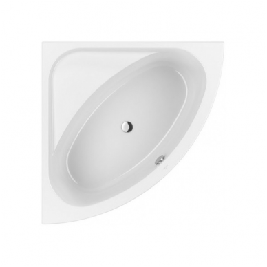 Villeroy & Boch Loop & Friends Oval kampinė akrilinė vonia 140x140 cm