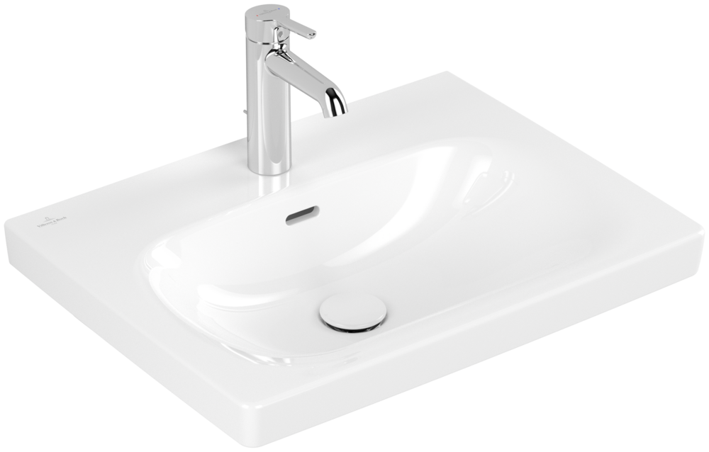 5A5160R1 Skyla pakabinamas praustuvas 600 x 460 su persipilymu