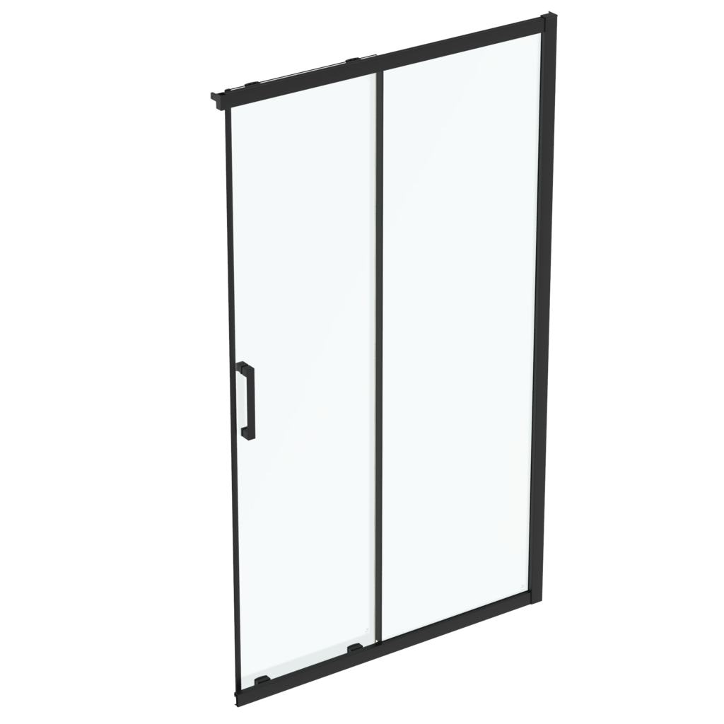 Ideal Standard CONNECT 2 dušo kabinos slankios durys (120 cm), matinė juoda (kaina už vienas duris)